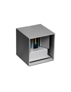 Cubo wall light 12W double emission 3000K white IP65 2